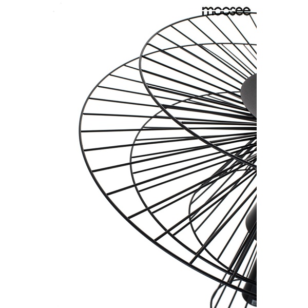 Lampa wisząca SESTO czarna - Moosee