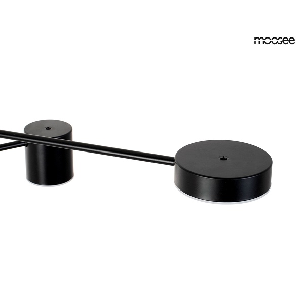 Lampa wisząca PIAZETTA czarna - Moosee