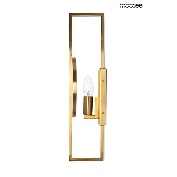 Lampa ścienna TROYA złota - Moosee