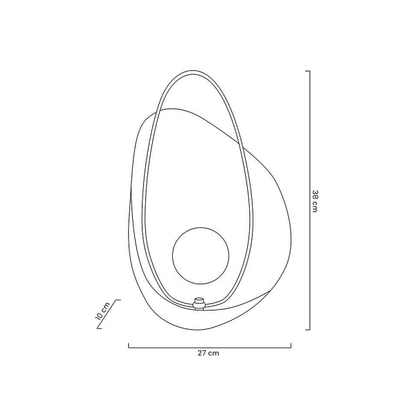 Lampa ścienna ROCK - Moosee