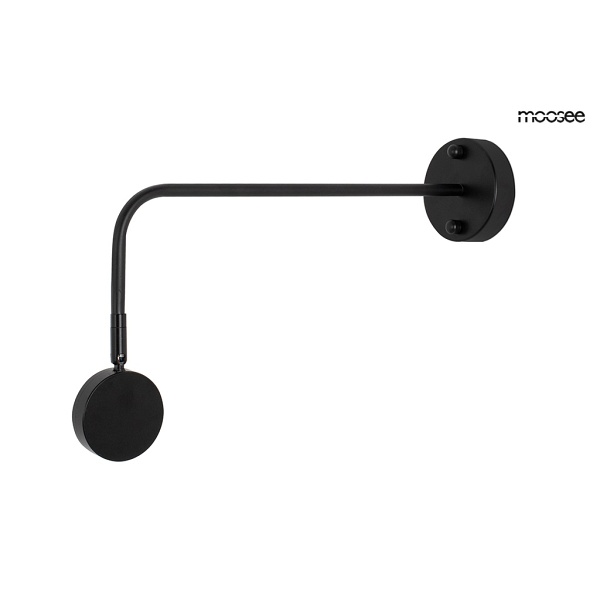 Lampa ścienna AXEL czarna - Moosee