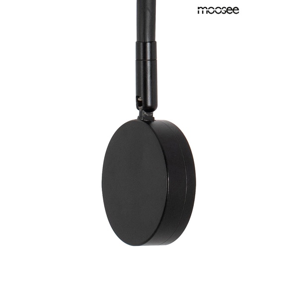 Lampa ścienna AXEL czarna - Moosee