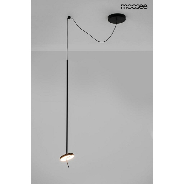 Lampa wisząca BOBBIE czarna - Moosee