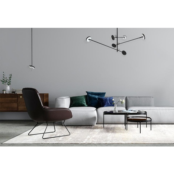 Lampa wisząca BOBBIE czarna - Moosee