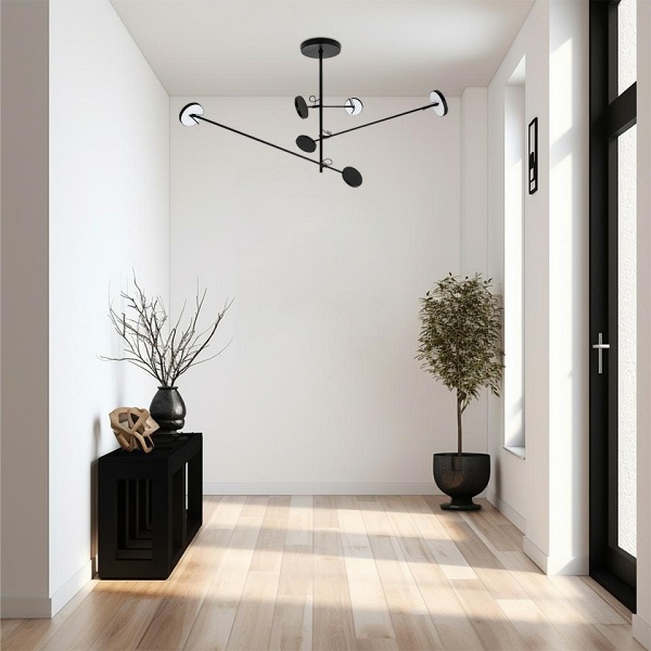 Lampa wisząca BOBBIE 3 czarna - Moosee