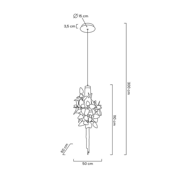 Lampa wisząca PARADISO - Moosee