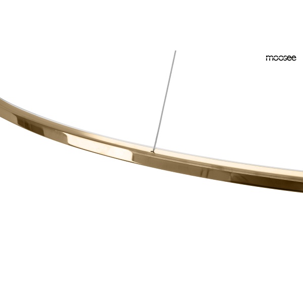 Lampa wisząca RING SLIM 40 złota - Moosee