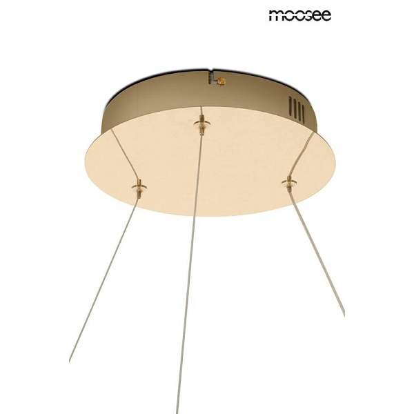 Lampa wisząca RING SLIM 40 złota - Moosee