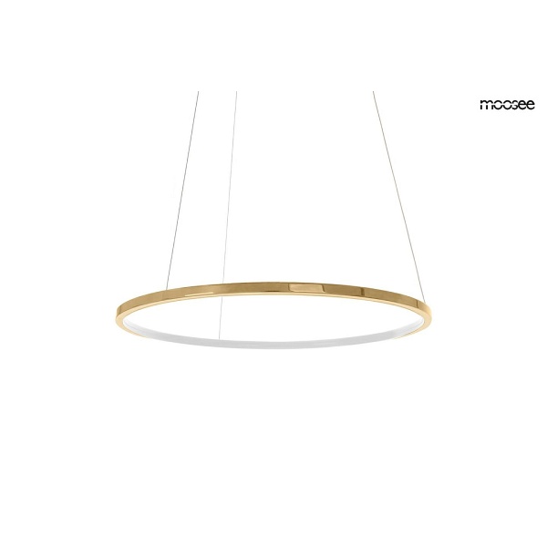 Lampa wisząca RING SLIM 40 złota - Moosee