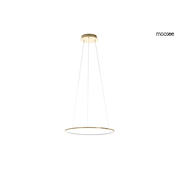 Lampa wisząca RING SLIM 40 złota - Moosee