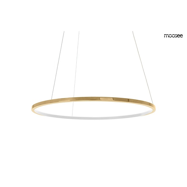 Lampa wisząca RING SLIM 60 złota - Moosee