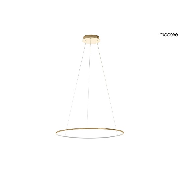 Lampa wisząca RING SLIM 60 złota - Moosee