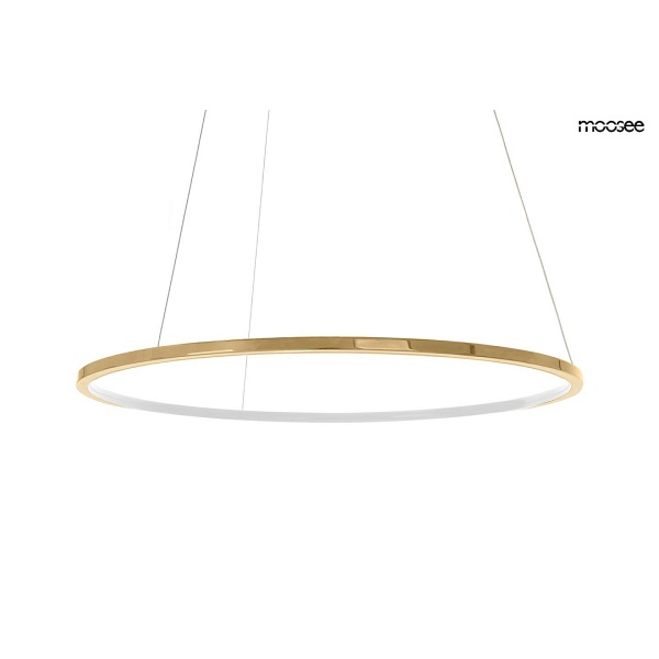 Lampa wisząca RING SLIM 100 złota - Moosee