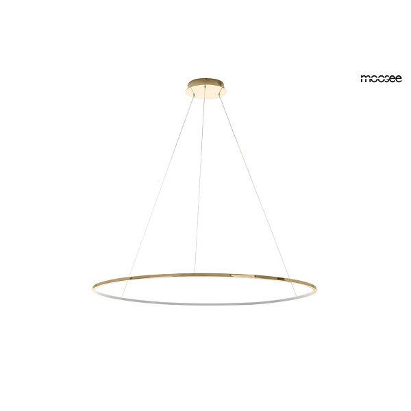 Lampa wisząca RING SLIM 100 złota - Moosee