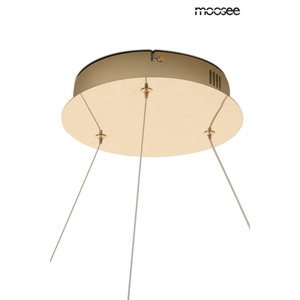 Lampa wisząca RING SLIM 100 złota - Moosee