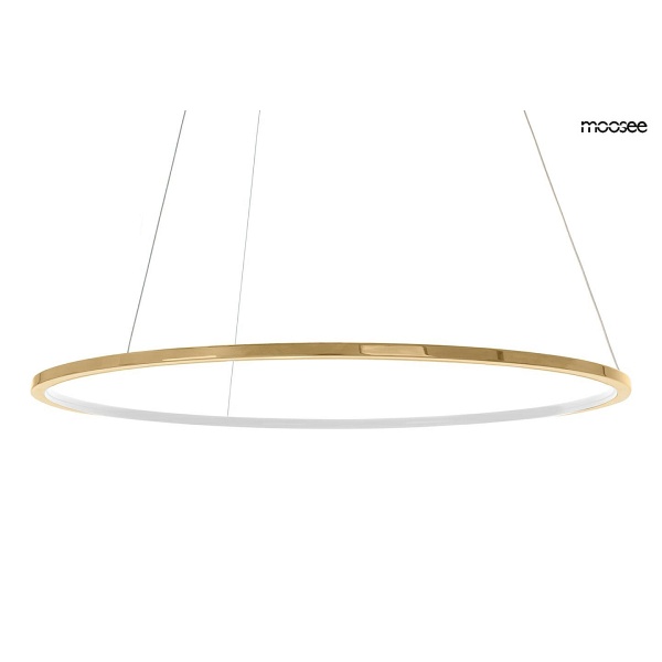 Lampa wisząca RING SLIM 150 złota - Moosee
