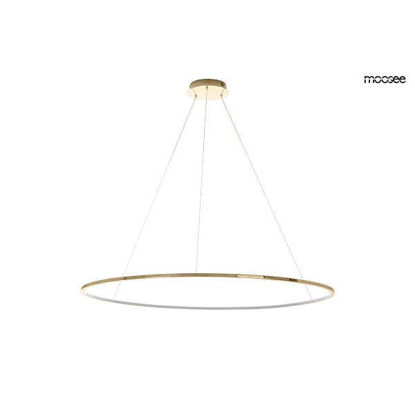 Lampa wisząca RING SLIM 150 złota - Moosee