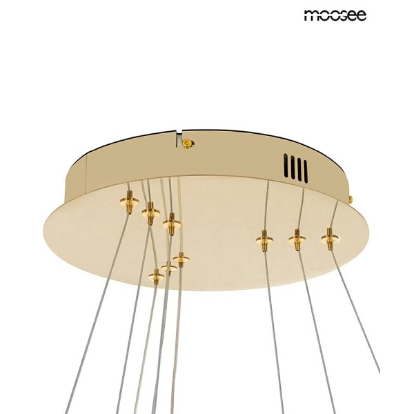 Lampa wisząca RING SLIM S złota - Moosee