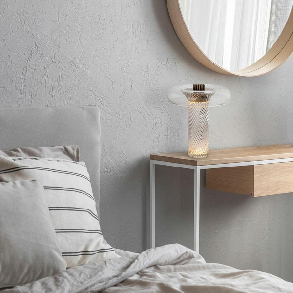 Lampa stołowa ICAR złota - Moosee