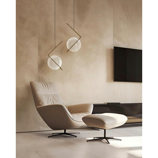 Lampa wisząca ECHO złota - Moosee