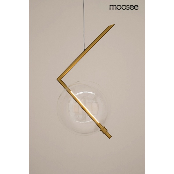 Lampa wisząca ECHO złota - Moosee