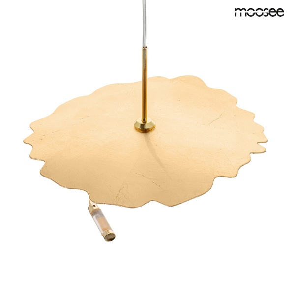 Lampa wisząca LEAFS złota - Moosee