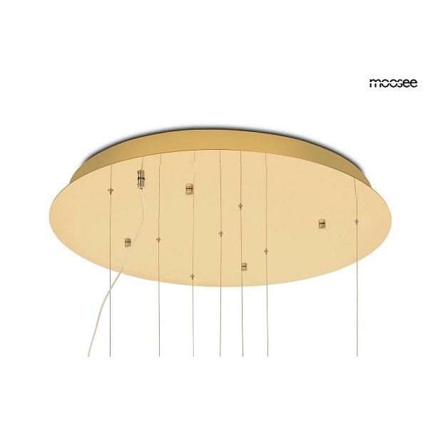 Lampa wisząca TULIPPE 7 DISC złota - Moosee