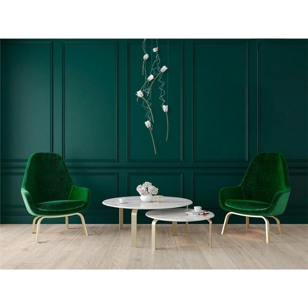 Lampa wisząca TULIPPE 7 DISC złota - Moosee