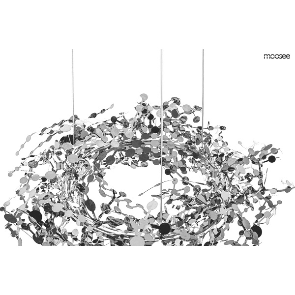 Lampa wisząca MONETE 60 chrom - Moosee