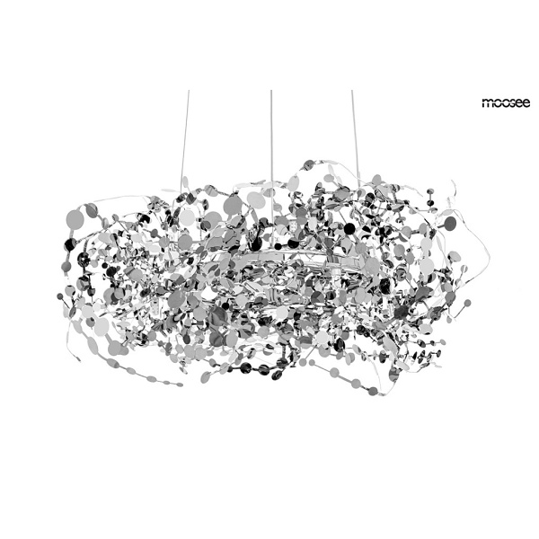 Lampa wisząca MONETE 60 chrom - Moosee