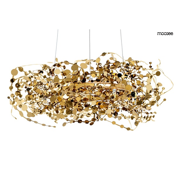 Lampa wisząca MONETE 80 złota - Moosee
