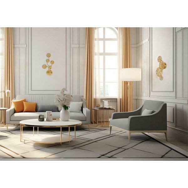 Lampa ścienna LIRIO 4 złota - Moosee