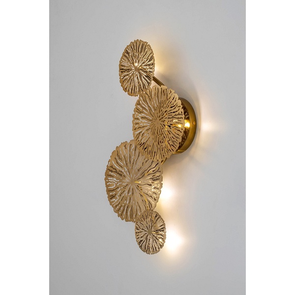Lampa ścienna LIRIO 4 złota - Moosee