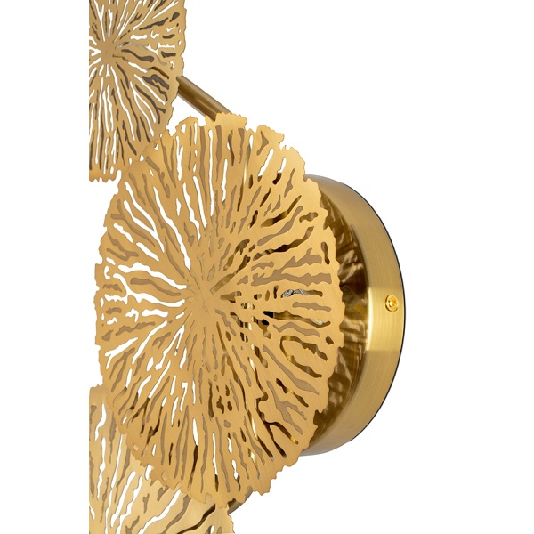Lampa ścienna LIRIO 4 złota - Moosee