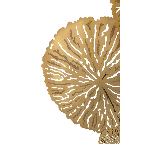 Lampa ścienna LIRIO 4 złota - Moosee