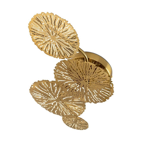 Lampa ścienna LIRIO 4 złota - Moosee