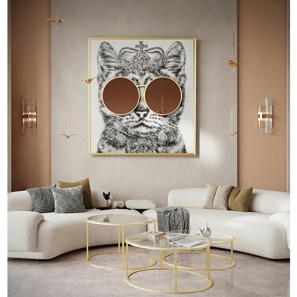 Lampa ścienna MILAGRO złota - Moosee