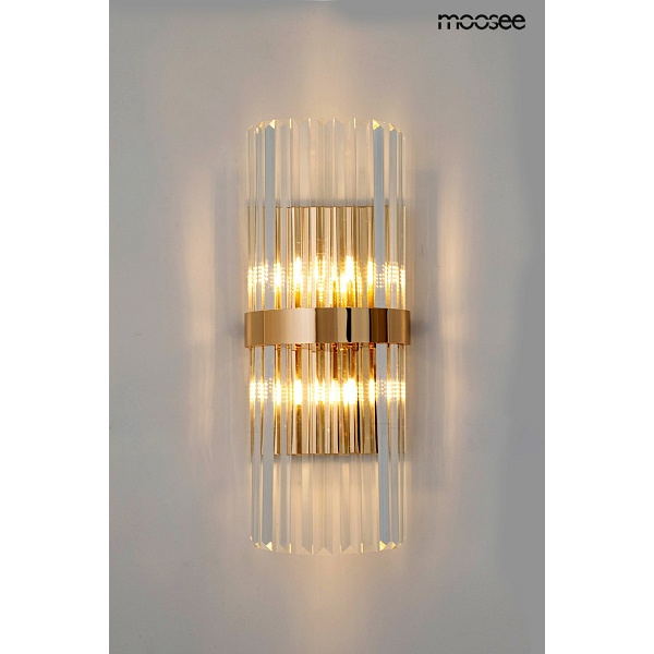 Lampa ścienna MILAGRO złota - Moosee