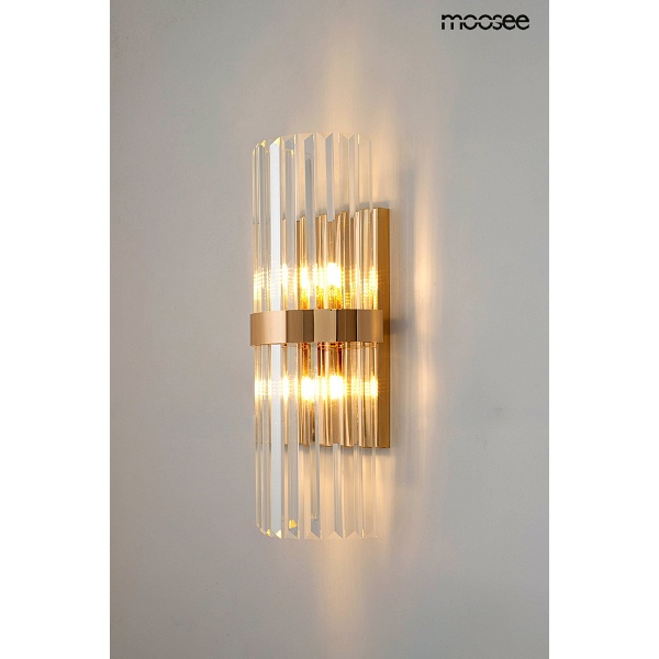 Lampa ścienna MILAGRO złota - Moosee