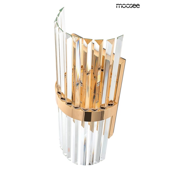 Lampa ścienna MILAGRO złota - Moosee