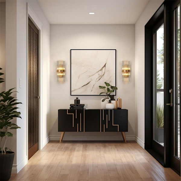 Lampa ścienna MILAGRO złota - Moosee