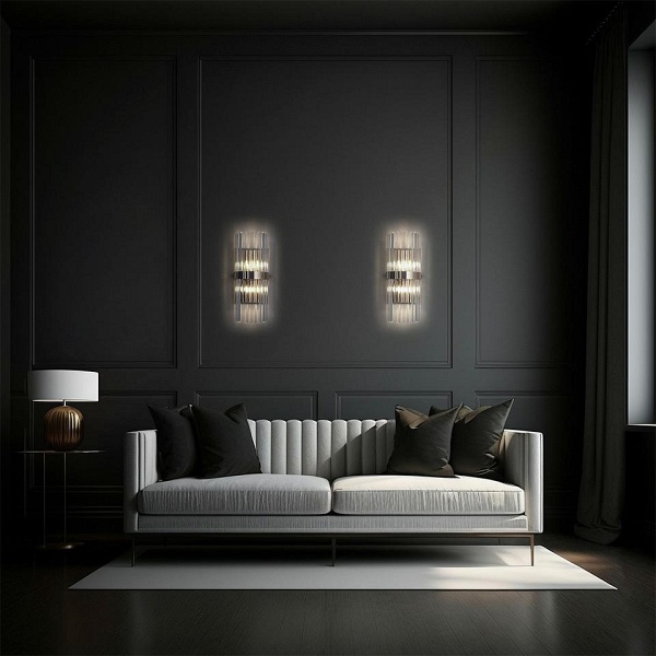 Lampa ścienna MILAGRO chrom - Moosee