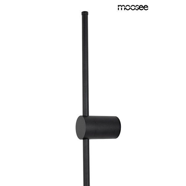 Lampa ścienna OMBRE 100 czarna - Moosee