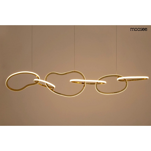 Lampa wisząca JAZZ 6 złota - Moosee