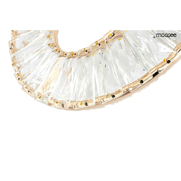 Lampa ścienna WAVE złota - Moosee