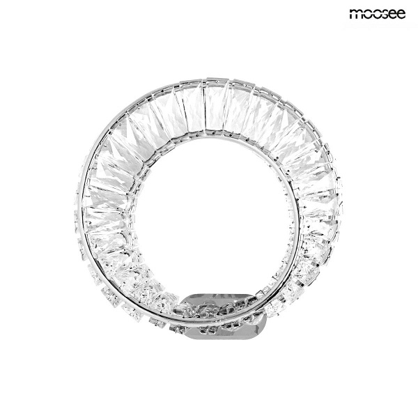 Lampa ścienna WAVE chrom - Moosee