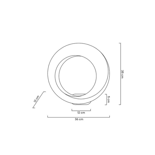 Lampa ścienna WAVE chrom - Moosee