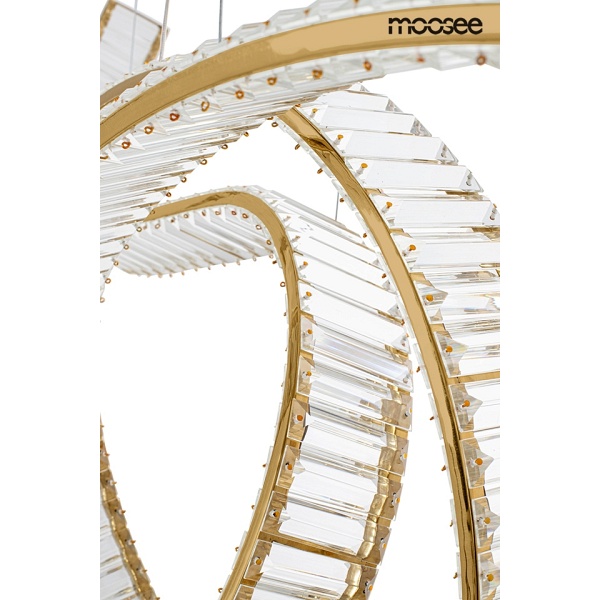 Lampa wisząca WAVE 120 złota - Moosee