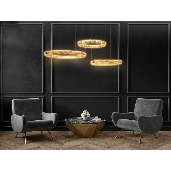 Lampa wisząca LIBERTY 3A złota - Moosee