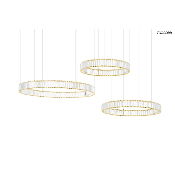 Lampa wisząca LIBERTY 3A złota - Moosee